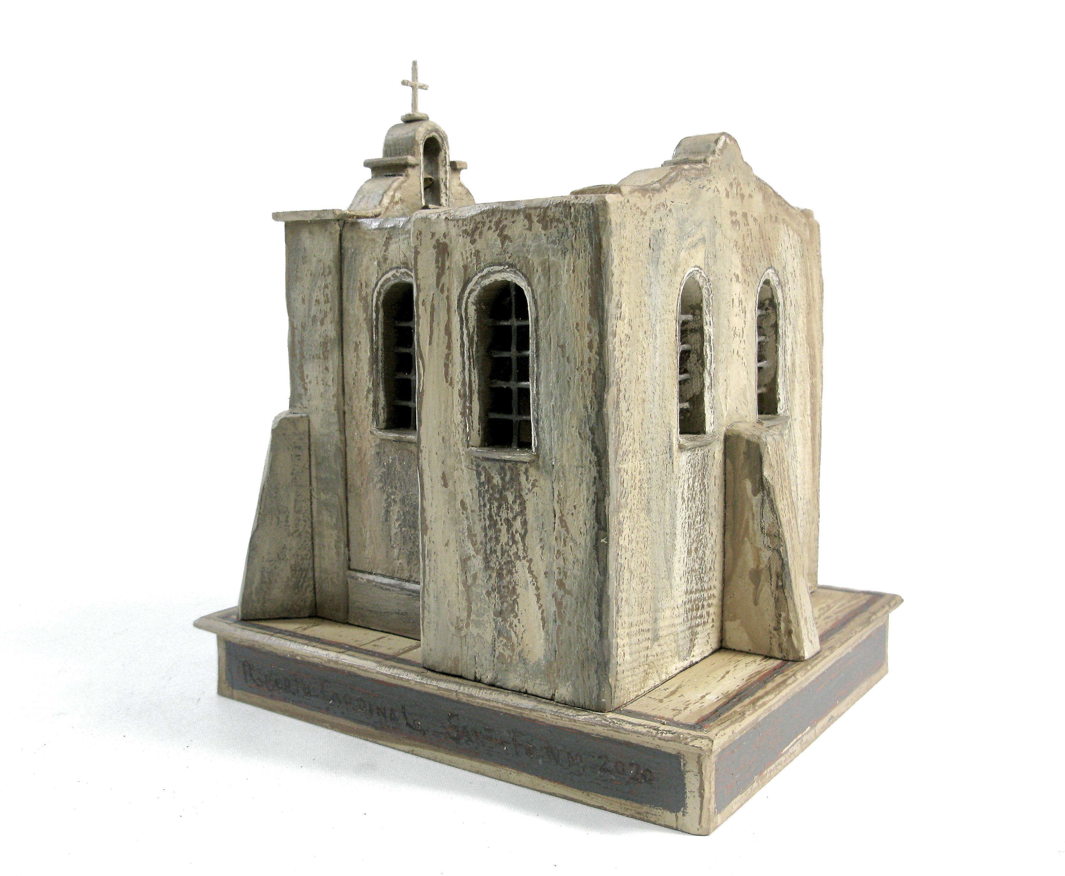 The Rosario Chapel sculpture, third view