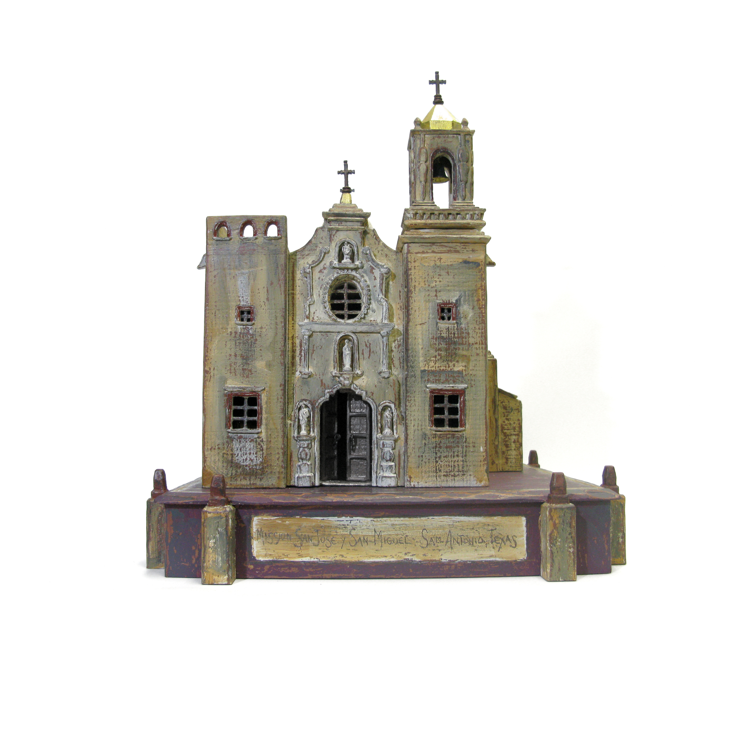 Mission San Jose y San Miguel de Aguayo — detail